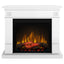 Semineu electric DIMPLEX Lisabona Flower Alb cu focar electric 3D Optiflame XHD28 si sunet