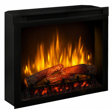 Semineu electric DIMPLEX Lisabona Flower Ash Grey cu focar electric 3D Optiflame XHD28 si sunet