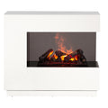 Semineu electric Zen Alb cu focar electric 3D Dimplex Opti-Myst FDX-CH400 si sunet